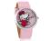 Hello Kitty różowy zegarek na rękę wskazówkowy HIT