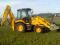 Roboty ziemne koparko ładowarką JCB 3CX koparka