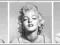 MARILYN MONROE - FOTO TRYPTYK - plakat 91.5x30.5cm