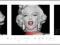 MARILYN MONROE - RED DRESS TRIO plakat 91.5x30.5cm