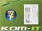 KOM-IT SYSTEM WINDOWS 7 PROFESSIONAL PRO 64BIT OEM