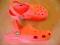 klapki CROCS  1/3****32-33  malinowe