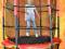 TRAMPOLINA OGRODOWA 140cm z SIATKĄ DLA DZIECI