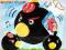 OFICJALNA MASKOTKA ANGRY BIRDS CZARNY PTASZEK HD M