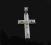 DUŻY Srebrny 925 WŁOSKI Krzyżyk PROMIENIE Chrystus