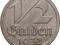 Wolne Miasto Gdańsk - 1/2 Guldena 1932 - NIKIEL