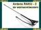 ANTENA DACHOWA AUDI 80 A3 A4 A6 RAKU-2 wzmacniacz