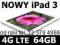 NOWY iPad 3 4G LTE 64GB RETINA iSight -odRĘKI w24H