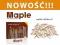 Drewniane klocki MAPLE 50szt opakowanie kartonowe