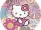 DUŻE Talerzyki urodzinowe Hello Kitty 23 cm 10 szt