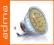 żarówka LED 24 SMD GU10 230V IP44 20 21 48 60 80