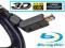 Kabel HDMI GOLD ver 1.4 FULL HD 3D ŁAMANY 3D 1,8m