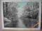 Obraz akrylowy 30x40cm zima, rama Wspomnienie zimy
