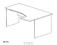 Biurko profilowane BP09 160/45x70/110 system HEBE