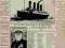 Titanic - Strona z Gazety - plakat 91,5x61 cm