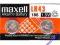 MAXELL LR43 LR 43 AG12 186 2szt. F-VAT OKAZJA !