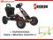 FERBEDO Gokart AIR RUNNEN Pompowane Kola +2 GRATIS