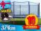 TRAMPOLINA 374 cm +SIATKA +10LAT +BON50ZŁ +GRATIS!
