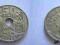 50 centimos centimów centymów Hiszpania 1949