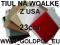 WOALKA TIUL MATERIAŁ DO ŚLUBU Z USA szer23cm 1m