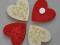 Serca, serduszka filcowe laserowo wycinane - 4