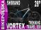 NIEMIECKI ROWER TREKINGOWY VORTEX 28'' SHIMANO