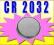 Bateria CR 2032 Lithium battery 3V
