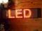 REKLAMA LED TEKSTOWO GRAFICZNA  DIODOWA LED 125x30