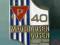 Odznaka - 40 Lecie wyzwolenia- obóz Mauthausen