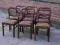 Komplet krzeseł 6 sztuk po renowacji