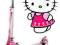 2 kołowa HULAJNOGA Hello Kitty z Paskiem na ramię