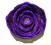 fioletowa urocza ślicznotka broszka kwiat połyskuj