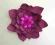 różowa błyszcząca broszka kwiat