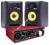 KRK Rokit RP6 + Focusrite Scarlett 2i2 + Kable!