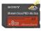 SONY Memory Stick Pro-HG Duo HX 8GB 30 MB/s gratis