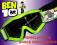 BEN 10 gogle narciarskie ANTI FOG 100%UV for BOY G