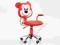 Młodzieżowy fotel biurowy MIKE kółka kauczukowe