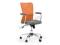 Obrotowy fotel biurowy ANDY szaro pomarańczowy