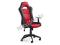 Fotel biurowy RACER 2 czarno - czerwony obrotowy