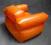 AIR ARMCHAIR ORANGE, XXL, HOLLAND  DESIGN, 60/70