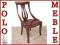 NOWE STYLOWE KRZESŁO FOTEL W STYLU BIEDERMEIER!!