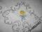 Duzy obrus ecrie z haftem różyczek !!!