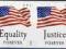 USA - FOUR FLAGS, PASEK 4 Z ROLKI 'V' Z PLATE#**