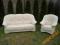 KOMPLET WYPOCZYNKOWY SKÓRA sofa 3 os. i fotel