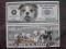 banknoty USA Bulldog rasy psów stan UNC