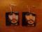 Kolczyki decoupage Johnny Depp