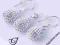 KOMPLET SREBRNY Z KAMIENIAMI SWAROVSKI TANIO W 24H