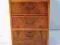 Cisowa komoda na akta dokumenty szafka antyk cis