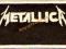 METALLICA NASZYWKA HAFT