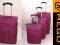 MAŁA Walizka Puccini EM50307 C fioletowa + Parker